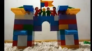 How to build twin towers. Lego lucky bricks.