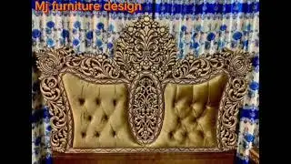 # bed dressing table beautiful shining color #woodendressingtable #bedroomfurniture