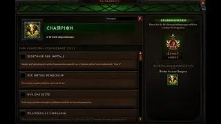 Diablo 3 Saisonreise #51 Die ersten Schritte zum Champion