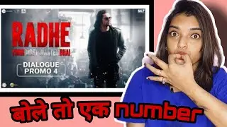 Radhe: Dialogue Promo 4 | Reaction Video Salman Khan | Randeep Hooda | Hit or Flop?