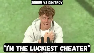 Jannik Sinner Post Match Press Conference Interview - Dimitrov vs Sinner - Wimbledon