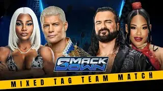 Jade Cargill & Cody Rhodes vs Bianca Belair & Drew Mcintyre Full Match WWE SmackDown Highlights