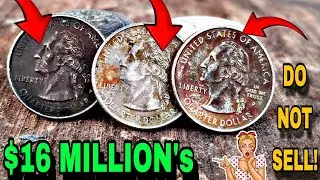 Top 10 Bad Condition Quarter Dollar Coins that could make you A Fortune Valuable Quarter to look for