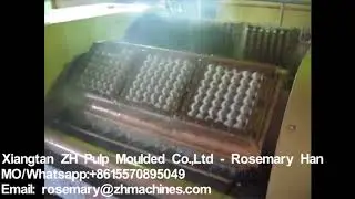 DOUBLE ROTARY EGG TRAY MACHINE