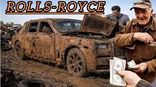 ASMR Restauraci&oacute;n de Auto | Restauraci&oacute;n Completa de Rolls-Royce Phantom Oxidado a Lujo Total |
