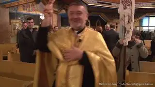 January 18, 2020 &mdash; Parishioners at Holy Protection Church Epiphany Liturgy