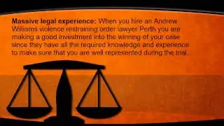 vro lawyer perth: Andrew Williams Lawyers   the Best VRO Attorneys