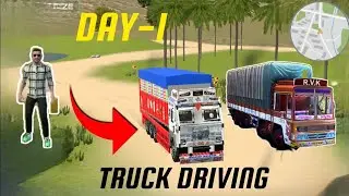 Day 1 : Indian Truck Simulator 3D Gameplay 🚛 | City & Village Driving . #IndianSimulator3D #truck