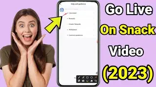 How do you go live on snack video in 2023 || go live on tiktok without showing your face