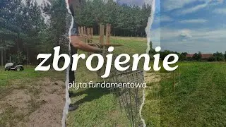 VLOG BUDOWLANY| wiążemy 2 tony zbrojenia! 💪| wytyczamy budynek| kosimy trawę