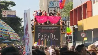 Pride parade engulfs Sao Paulo despite unease over conservatism | AFP