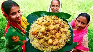 Layer Chicken Biryani Recipe | Famous ANDA CHICKEN BIRYANI Village Style | villfood