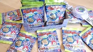 必殺技メダルはSランク妖怪祭り！箱買い開封『前編』妖怪メダルラムネ 全12種 1BOX20個入り レビュー！妖怪ウォッチ