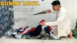Drama Lucu! Spiderman Merah & Hitam Berani Sunat, Ultraman Malah Lari Ketakutan 😆