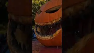 Hoodstack pumpkin powerstroke | Halloween truck decoration #halloween #spooky #hoodstack #pumpkin