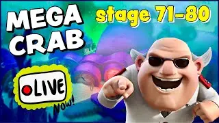MEGA CRAB stage 71 - 80  🦀  LIVE recorded // BOOM BEACH PROTO CRAB gameplay/attack strategy