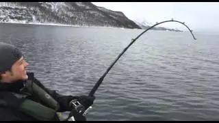 Fiskade torsk - fick gigant p&aring; kroken