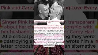 Pink and Carey Hart Choosing Love Every Day