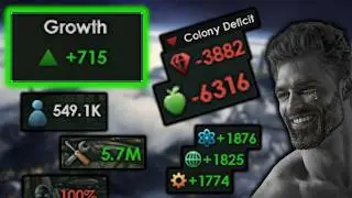 Breaking Stellaris with 715 pop growth a month