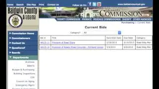 Request Bid Docs, Real Time, Relevant Bids