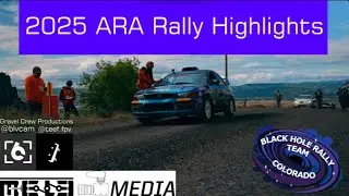 2025 BHRT ARA Rally Highlights - Mistakes - Jumps - Flying!