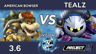 Tealz (MK) vs American Bowser (Bowser) - Smash 'N' Splash 5 Division 2