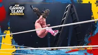 Who Walked Out Of Grand Slam As TNT Champion | Ladder Match Highlights | AEW Grand Slam