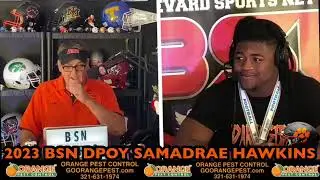 BSN ONE ON ONE INTERVIEW WITH THE WILBUR MARSHALL DEFENSIVE PLAYER OF THE YEAR: SAMADRAE HAWKINS,