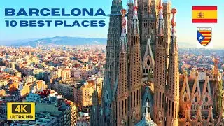 🇪🇸 Barcelona Spain : 4K Cinematic Drone Video and Vlog.
