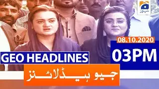 Geo Headlines 03 PM | 8th October 2020