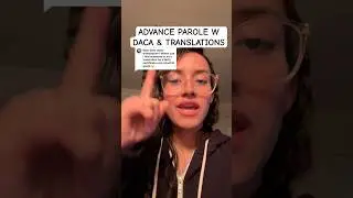 Translating documents for advance parole with daca application ! #daca #advanceparole #immigration