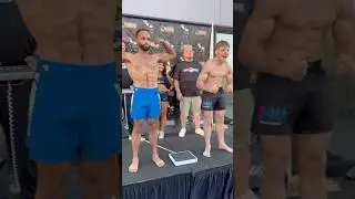 Phoenix Webb vs Keegan Christian #mma #rochester #newyork #weighins #ufc #knockout #muaythai