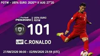 Today Confirmed UEFA EURO 2020 POTW Player's Official Max Rating ll EAPES II ePES Football 2020