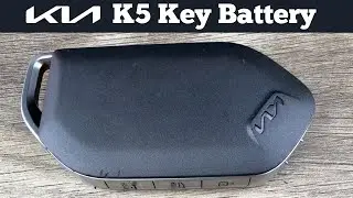 Замена батарейки в брелке ключа KIA K5 2024-2026 годов выпуска - Как заменить батарейку в пульте ...
