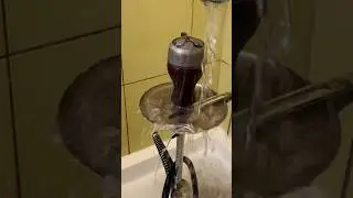 How to clean hookah. #hookah #shisha #shorts
