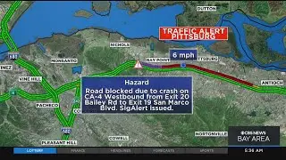 Deadly crash slows Highway 4 commute in Pittsburg