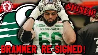 Saskatchewan Roughriders Re-Sign Jacob Brammer to a 1-Year Contract!