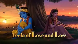 Radha Krishna Love to Separation 💔 | AI Divine Story | Emotional Krishna Flute Music