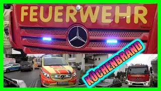 [Kurzbericht] 🔥 K&uuml;cchenbrand 🚒 Feuerwehr Remseck im Einsatz - (2 verletzte Bewohner)