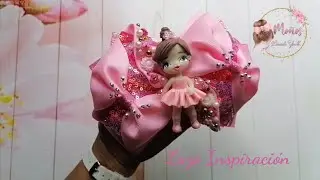 Lazo Inspiración 🎀😍Listón de 7.5 CM#Como Realizar Lazos para Niñas#Moños de Tendencia