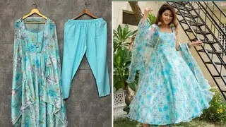 Blue printed frock suit 🩸#frocksuit  #honestreview  #meeshoapp  #nyracutkurti #comedy