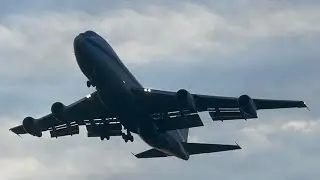 USAF E-4B Nightwatch &ldquo;Doomsday&rdquo; Practicing landings at Scott AFB | 8/27/25