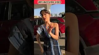Urfi Javed New Dress Jeans | Urfi Javed Viral video | urfi javed airport spotted #shorts