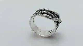 Snake Ring Unique Animal Sterling Silver Ring Handcrafted Unique Jewelry