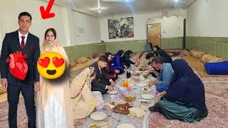 The beginning of this couple's life together and their first lunch together with their family.❤️❤️🥰🌹
