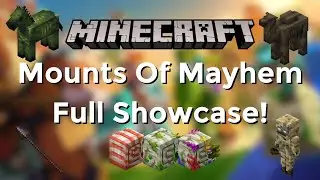 Minecraft Java & Bedrock Edition: Mounts Of Mayhem Full Showcase! #minecraft #video