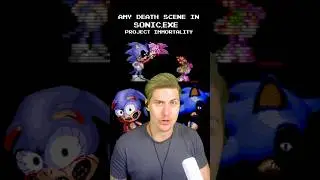SONIC.EXE ПРОЕКТ БЕССМЕРТНОСТЬ - Жестокая сцена смерти Эми #короткометражка #вирусный #соник #exe...