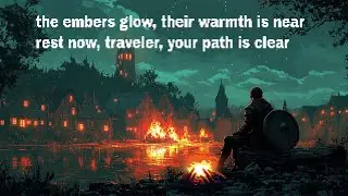 Monk's Meditation Temple in the Mountains | Medieval Pixel Ambient Music for Sleep, Study & Relaxat
