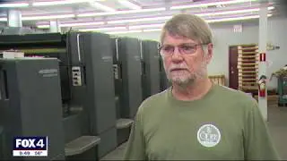 Dallas Printer Making PPE Gowns