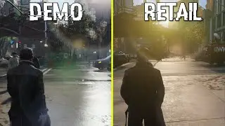Watch Dogs E3 2013 Demo vs Retail PS4 Graphics Comparison | PS5 Backward Compatibility